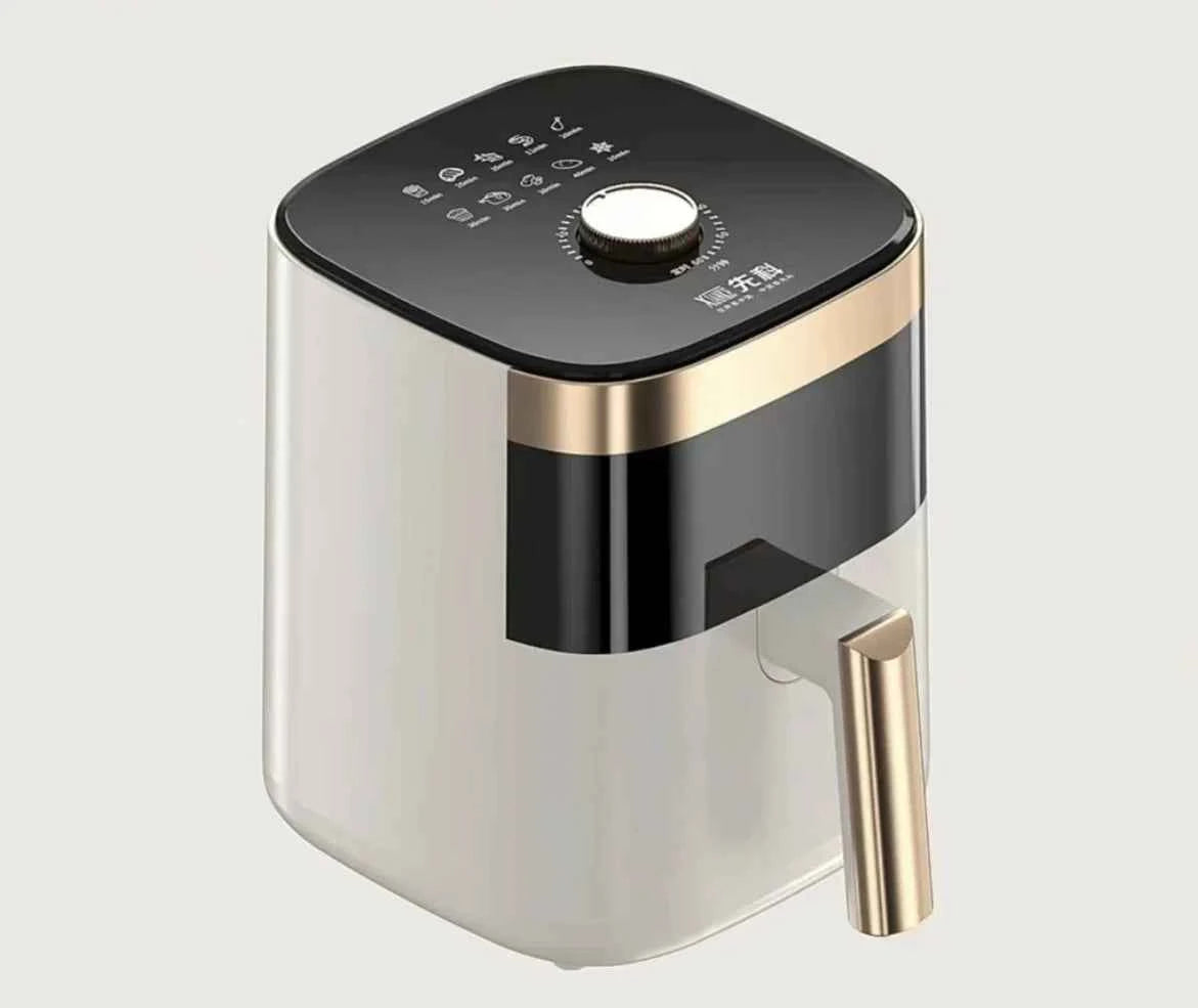 2025 New Xianke Air fryer 5L large capacity household barbecue multifunctional rotary electric fryer electric oven