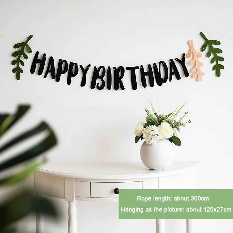 Rainbow Color Birthday Happy Party Banner Be Happy Hanging Banner Garland Daisy String Banner Wedding Banner Home Party Decor