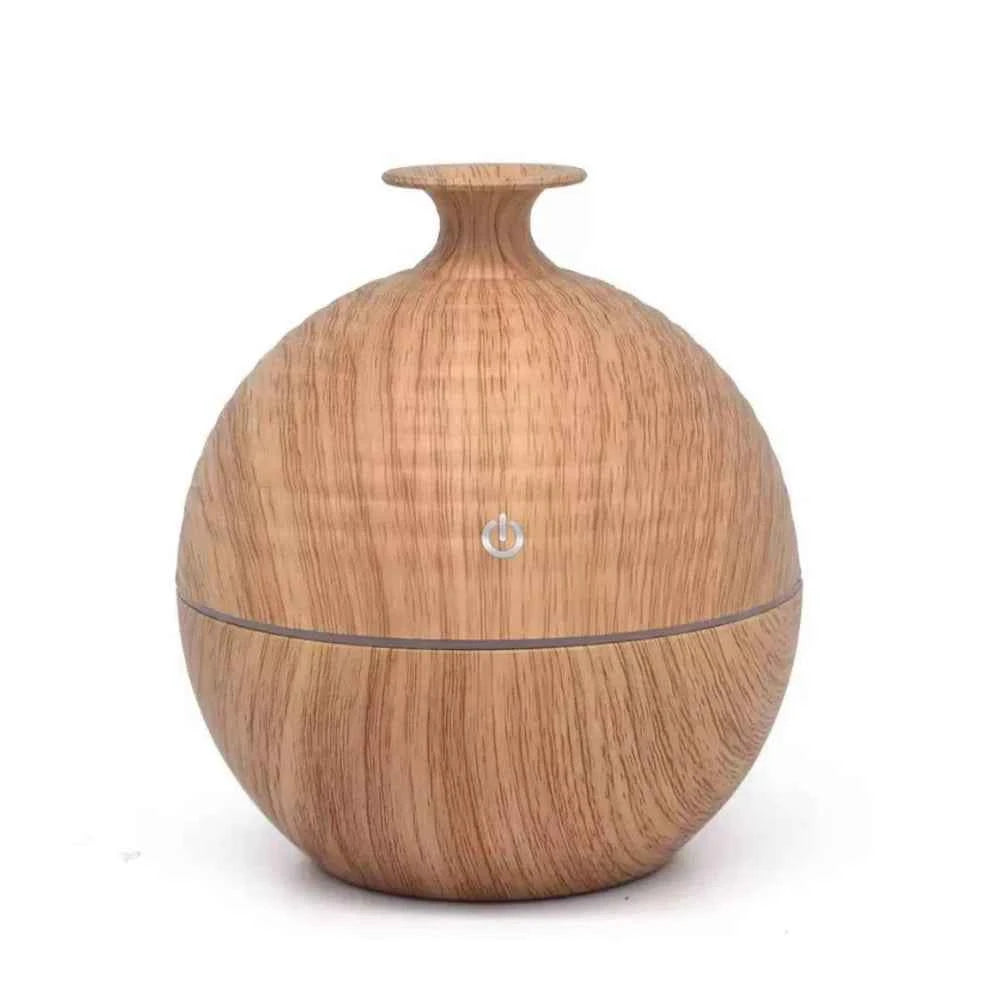 Mini Humidifier USB Aromatherapy Diffuser Home Air Humidifier Desktop Woodgrain Humidifier