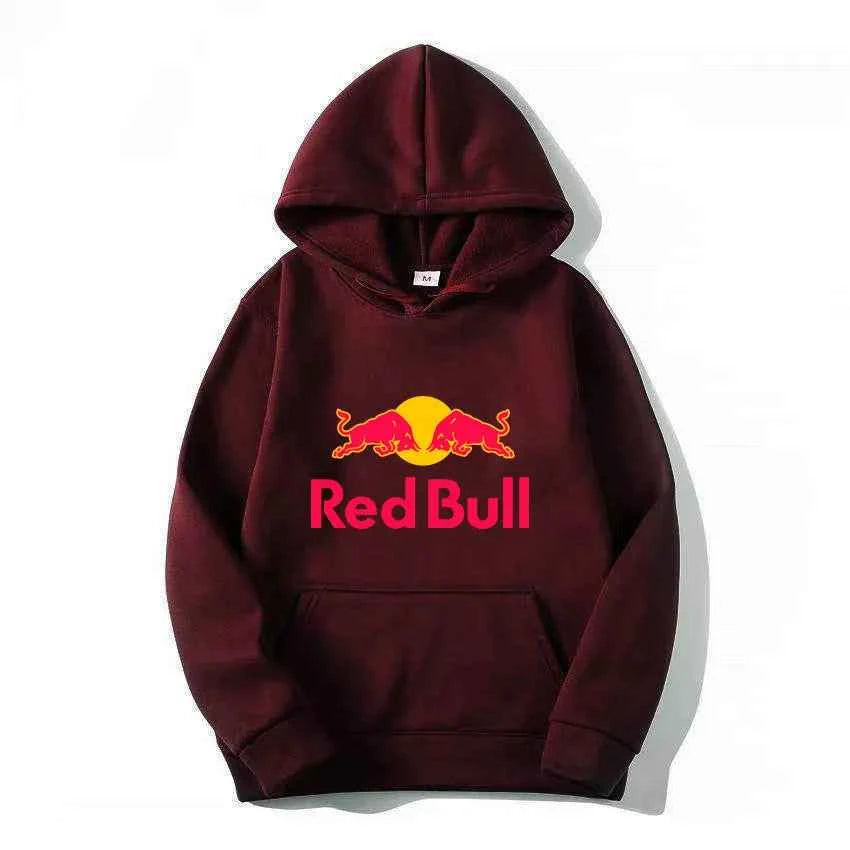 Red Bull Logo Racing Team Men Hoodie Spring Autumn Male Sweatshirt 2025 New Fashion Sport Couple Pullover Clothes Tops