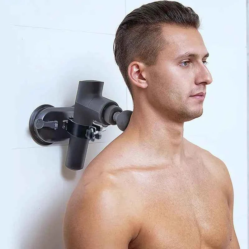 Electric Fascia Gun Sucker Fixator, Muscle Massage Relaxation Aid, Waist and Back Massage Gun, Household Accessories, New