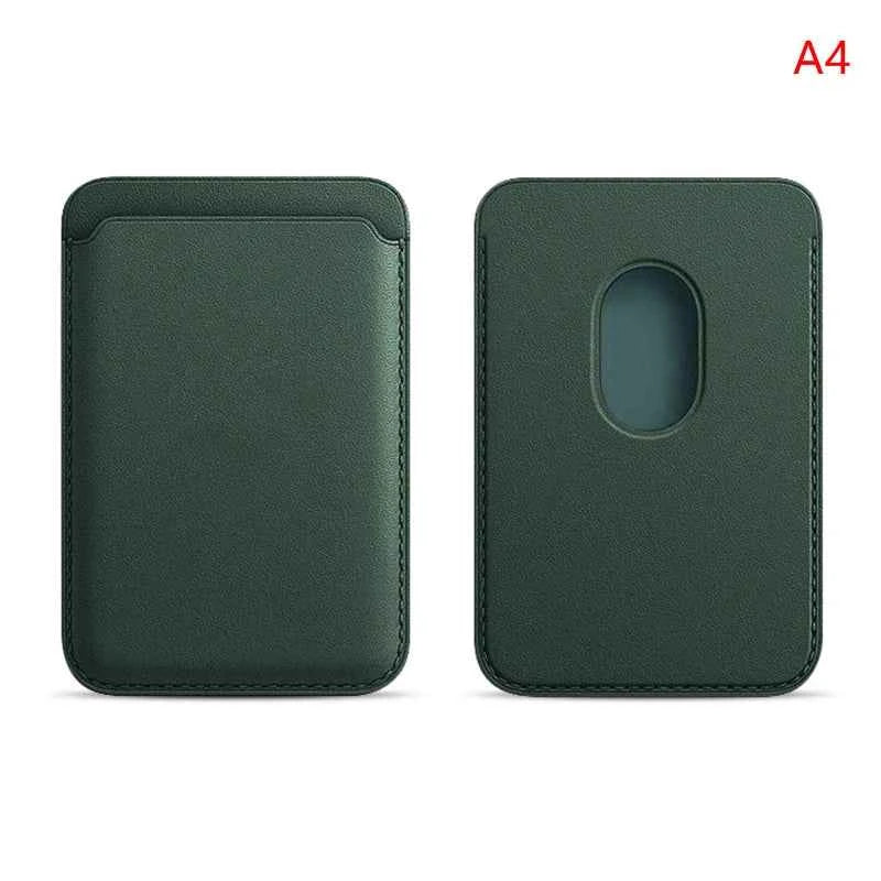 Magnetic Card Holder Wallet Stand Leather Case for Iphone 12 Card Bag for Magsafing Magnet Case Card Pocket Cover