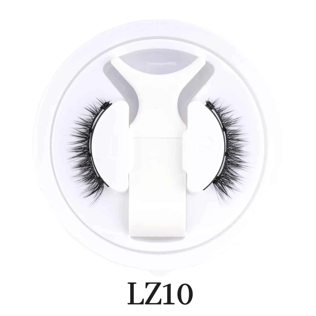 Lanjinglin 3D Magnetic False Eyelashes Tweezer Set Cosmetics Natural Mink False Lash Professional Eyelash Extension Makeup Tool