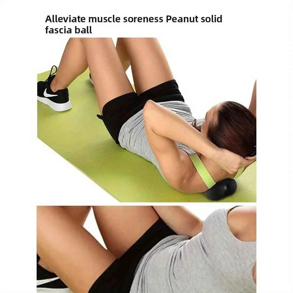 1PC Fascia Ball Double Ball Muscle Foot Relaxation Yoga Fitness Ball Massage Neck Rehabilitation
