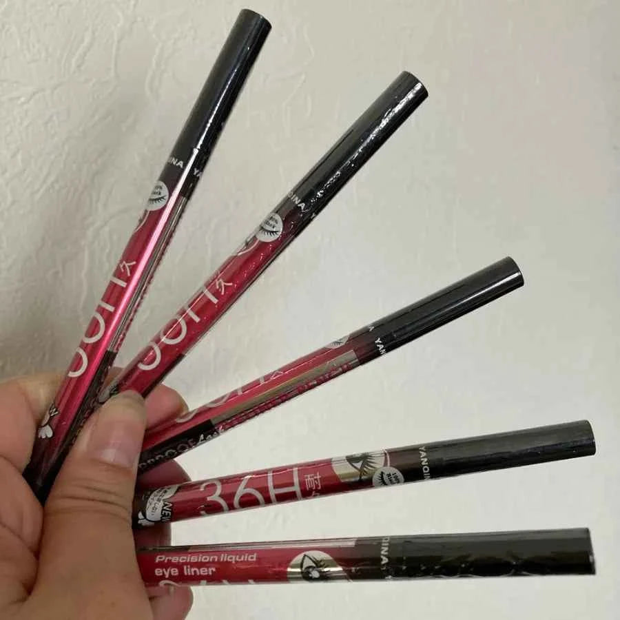 Black Eyeliner Pen Eyes Makeup Waterproof Liquid Eye Liner Pencil Make up Long-lasting Eyelid Drawing Cosmetics