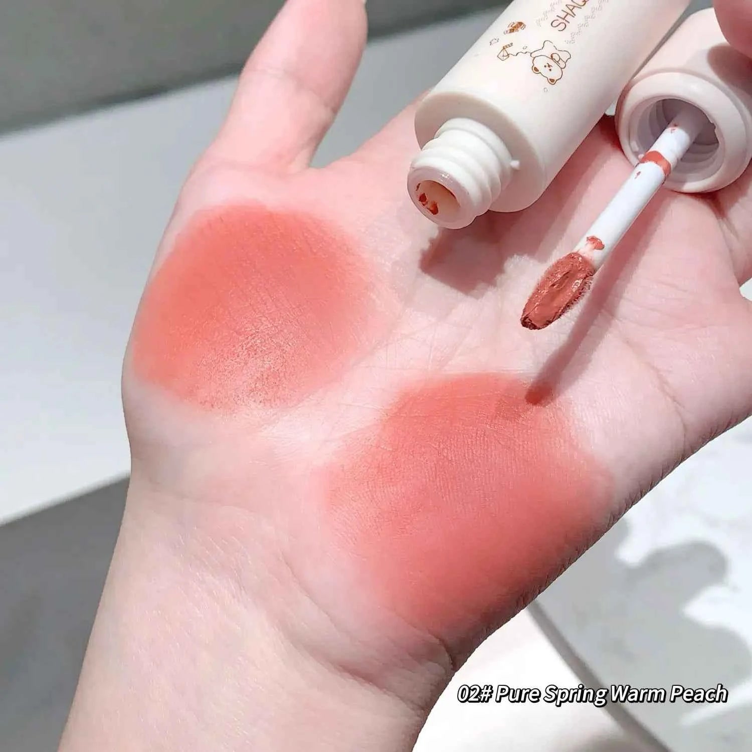 SHAQINUO Munchkin Cloudy Lip Clay Colours Matte Lip Mud  Design Cosmetics Lip Mud For Daily Makeup Application