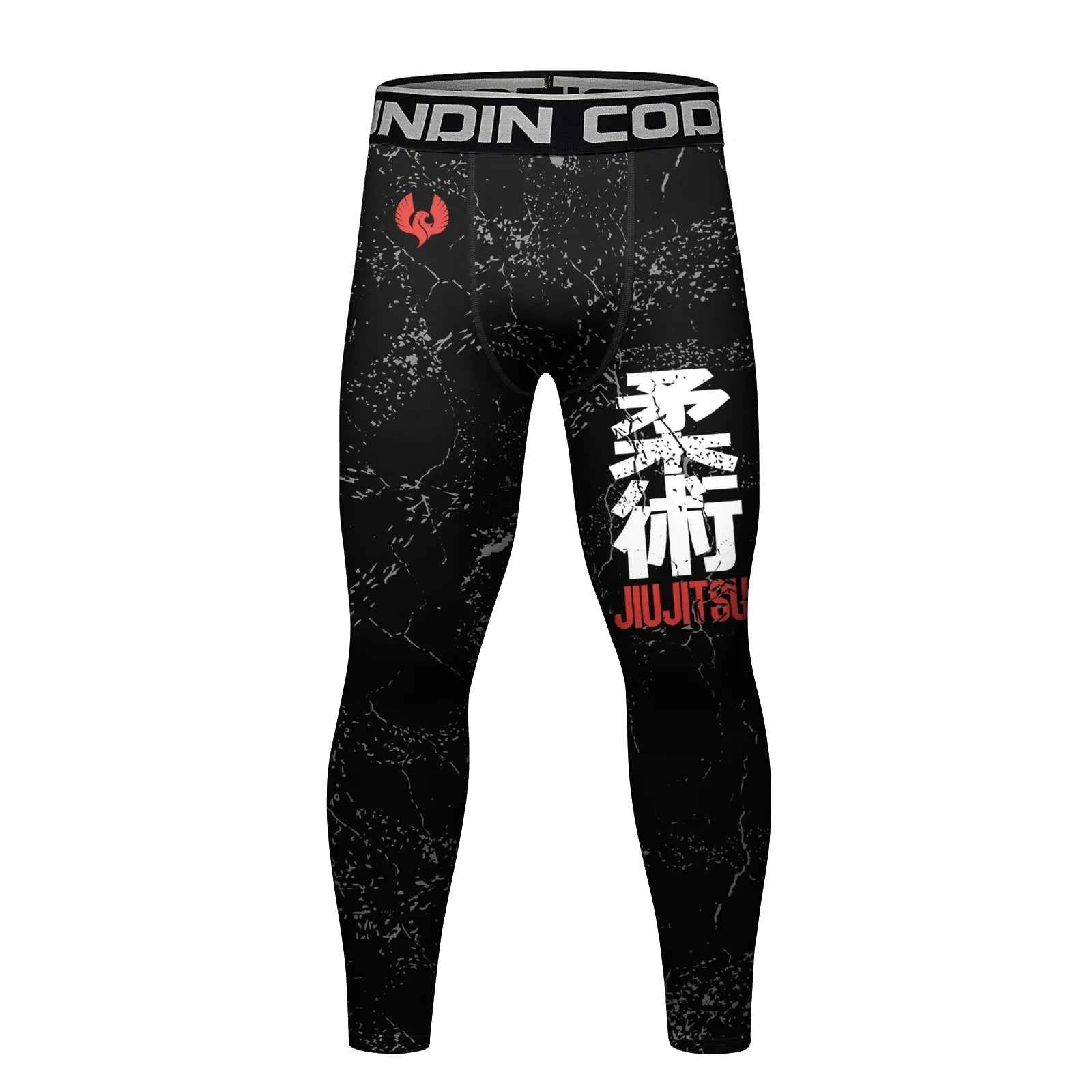 Cody Lundin Rash Guard Sportswear MMA T-shirt +Pants MMA Shorts 4PCS/Set Brazilian Grappling Jiu Jitsu Bjj Boxing Jersey For Men