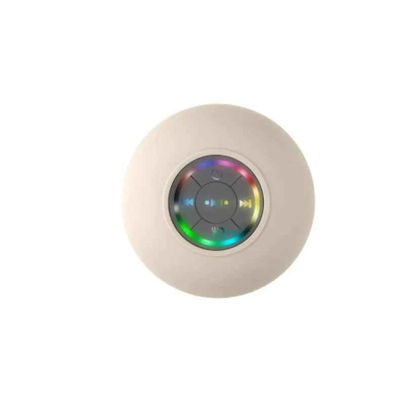 2025 Bathroom Waterproof Wireless LED Bluetooth Speaker Large Suction Cup Mini Portable Speaker Outdoor Sports Stereo Speaker