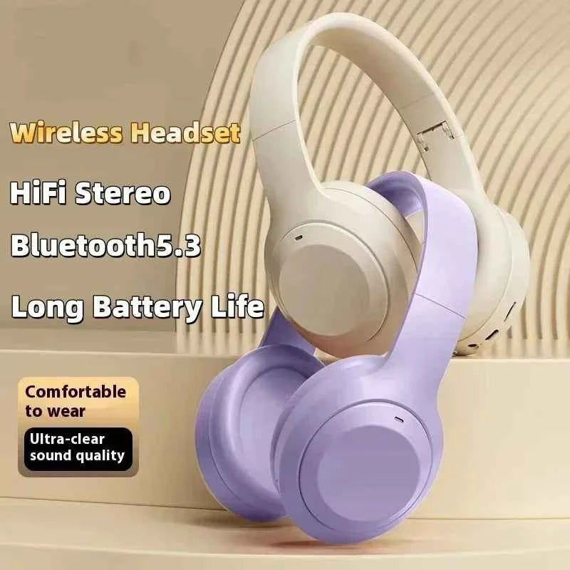 M5 Wireless Headset Bluetooth 53 HiFi Stereo Noise Cancelling Gaming Headband Foldable with Mic Earbuds