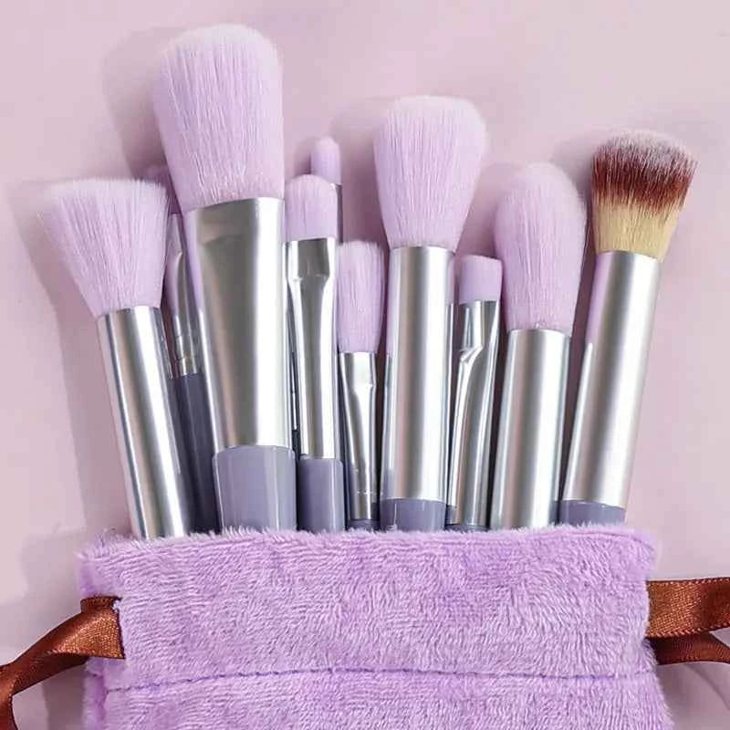 Professional 13PCS Makeup Brushes Set 2 Powder Puff Sponge for Cosmetics Foundation Blush Eyeshadow Blending Brush Beauty Tools