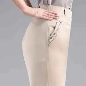 Pantalons d'Hiver Femme Élégants en Polaire