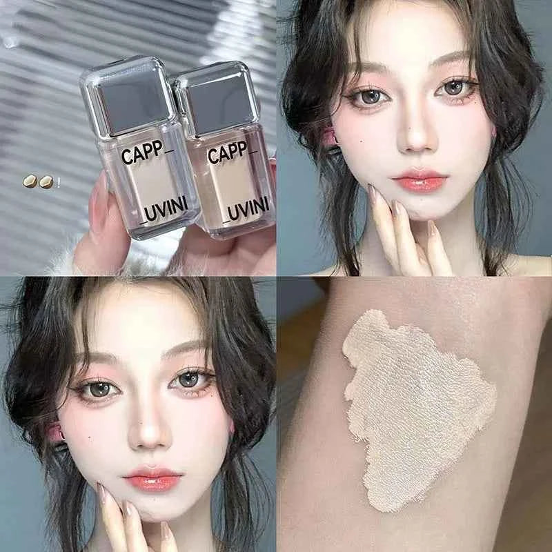 Bright White Moisturizing Liquid Concealer Oil Control Full Coverage Pores Dark Circles Foundation Cream Facial Makeup Cosmetics