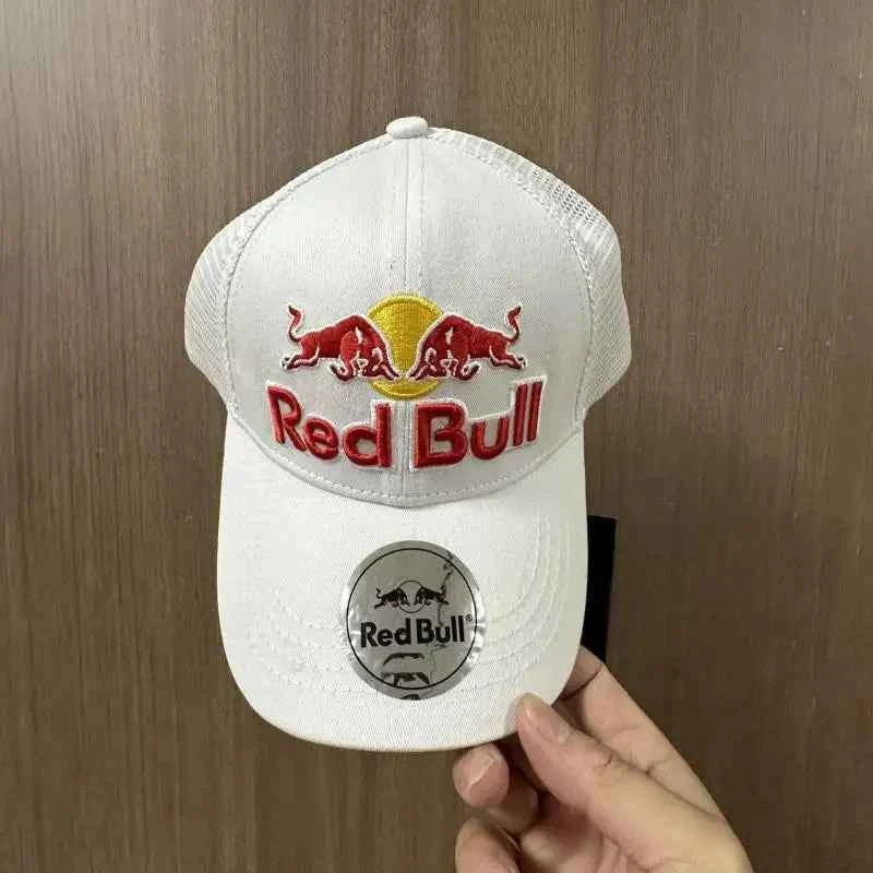 New 4 Colors Red Bull Baseball Hat Embroidered Red Bull Sun Hat High Quality Street Trendy Brand Sports Hat Rap Hip Hop Hat