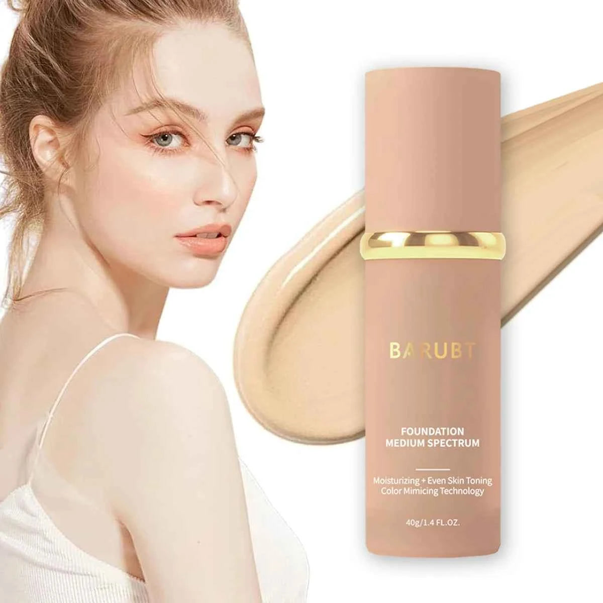 BARUBT Temperature Change Facial Cream 30ml Facial Makeup and Cosmetics, Story Moisturizing, Waterproof Sweating and Not Makeup
