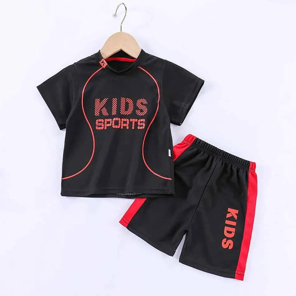 Children Summer Short Sleeve Football Basketball Suit Clothing Set Boy Girl Jersey Quick Drying Breathable Kids Sports Wear