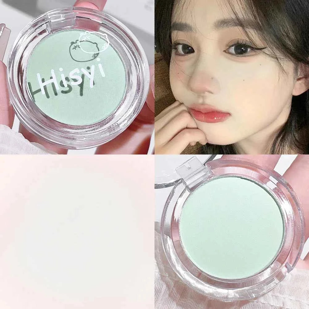 HISYI monochrome blush whitening matte cosmetics vitality girl nude makeup natural smudge monochrome blush plate
