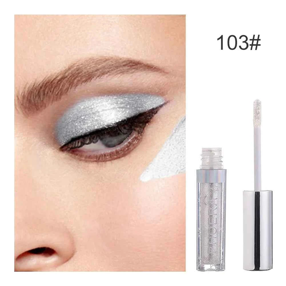 16 Colors Diamond Eyeshadow Liquid Glitter Eye Shadow Pearly Shimmer Eyeshadow Lasting Waterproof Eye Makeup Korean Cosmetics
