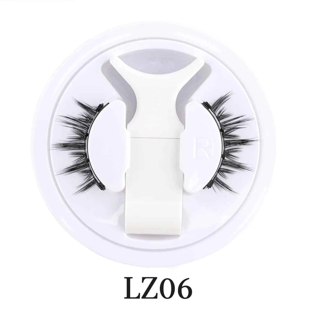 Lanjinglin 3D Magnetic False Eyelashes Tweezer Set Cosmetics Natural Mink False Lash Professional Eyelash Extension Makeup Tool