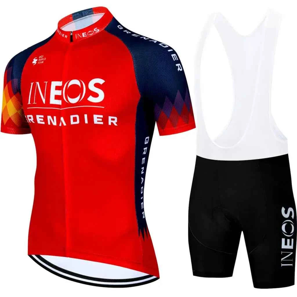 INEOS Cycling Outfit 2025 Jersey Men's Mtb Pants Man Maillot Cyclisme Sports Set Bike Clothing Shorts Bikes Equipment Jerseys