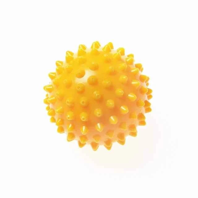 PVC 7.5cm Spiked Yoga Ball Sports Massage Ball Foot Massage Ball Spiny Grip Ball Gym Fascia Ball Relaxation Decompression Tool