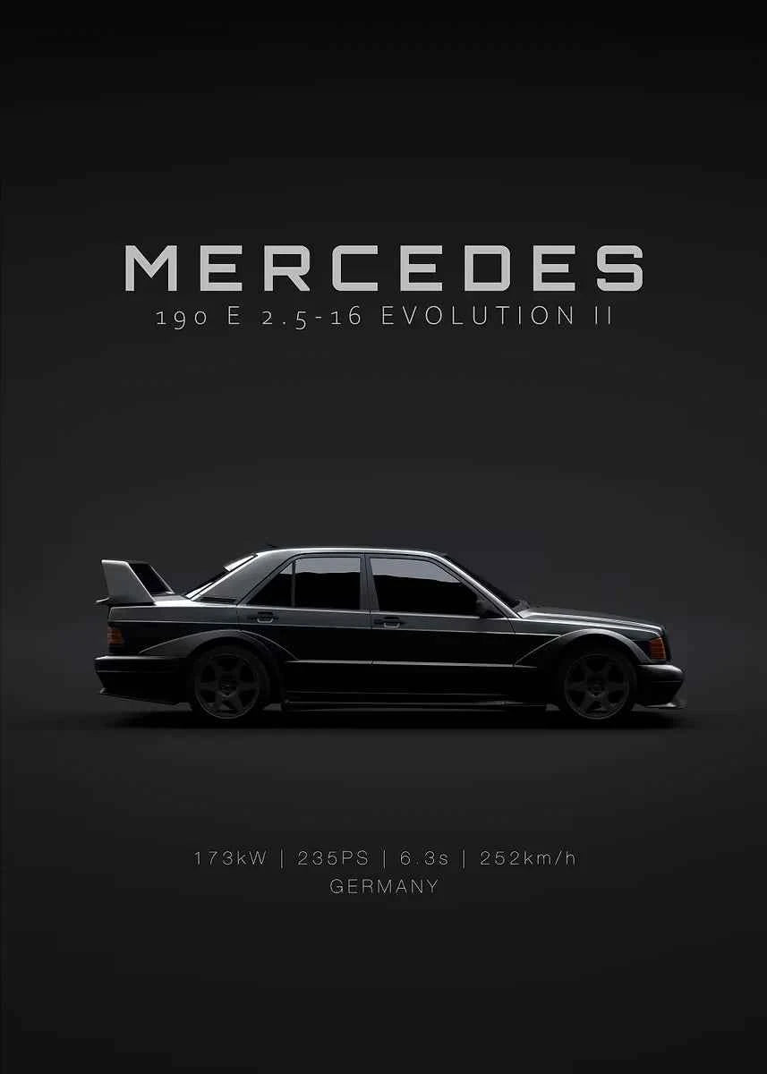 Black Famous Car M-Mercedes-B-Benz-AMG GT G 63 E 350 Poster Print Canvas Painting Home Living Room Wall Art Garage Club Decor