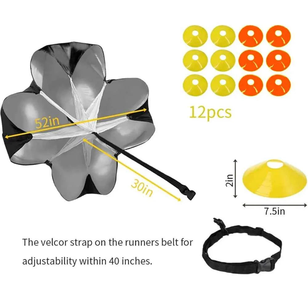 Flexibility Speed Soccer Training Equipment Set Agility Speed Ladder Parachute Exerciser Sport Obstacles Football Accessories