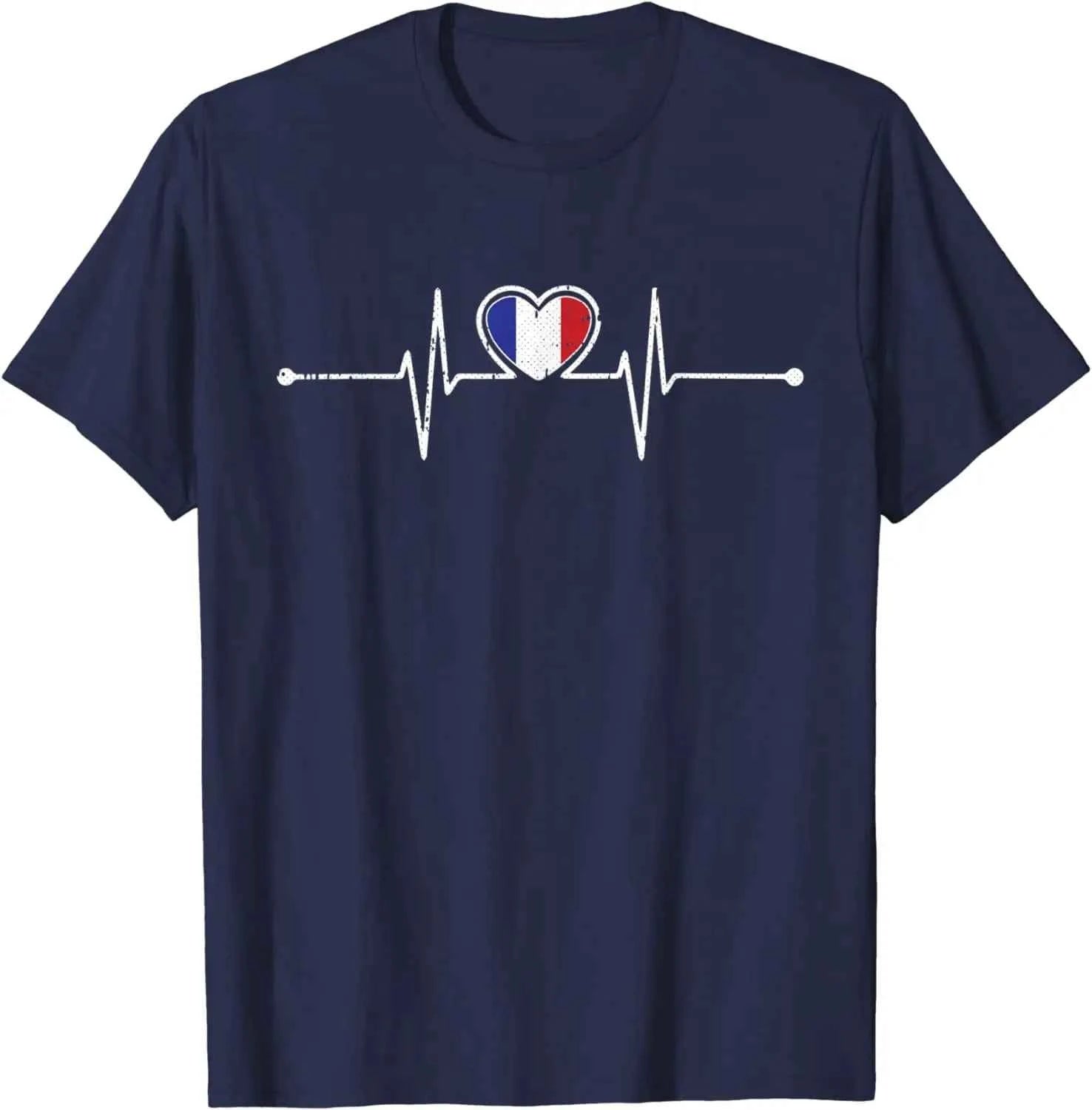 National France Flag Cock French Football Soccer Team T-Shirt Casual Cotton Daily Four Seasons Tees Oversized T Shirt