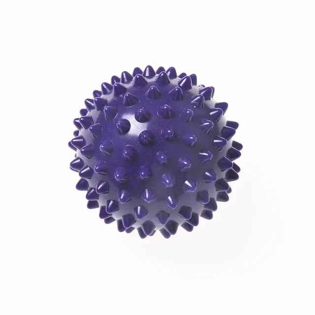 PVC 7.5cm Spiked Yoga Ball Sports Massage Ball Foot Massage Ball Spiny Grip Ball Gym Fascia Ball Relaxation Decompression Tool