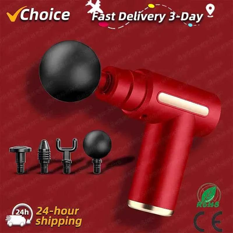 Pistolet de massage USB pour relaxation musculaire - Machine à vibration compacte pour le fitness et le massage du cou - Elegance_empire-shop