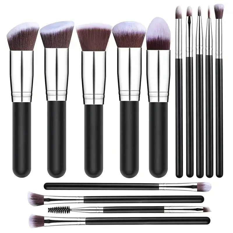 NEW 14PCS Makeup Brushes Set  Soft Fluffy Foundation Blush Powder Eyeshadow Blending Female Cosmetics Beauty Tool Christmas gift