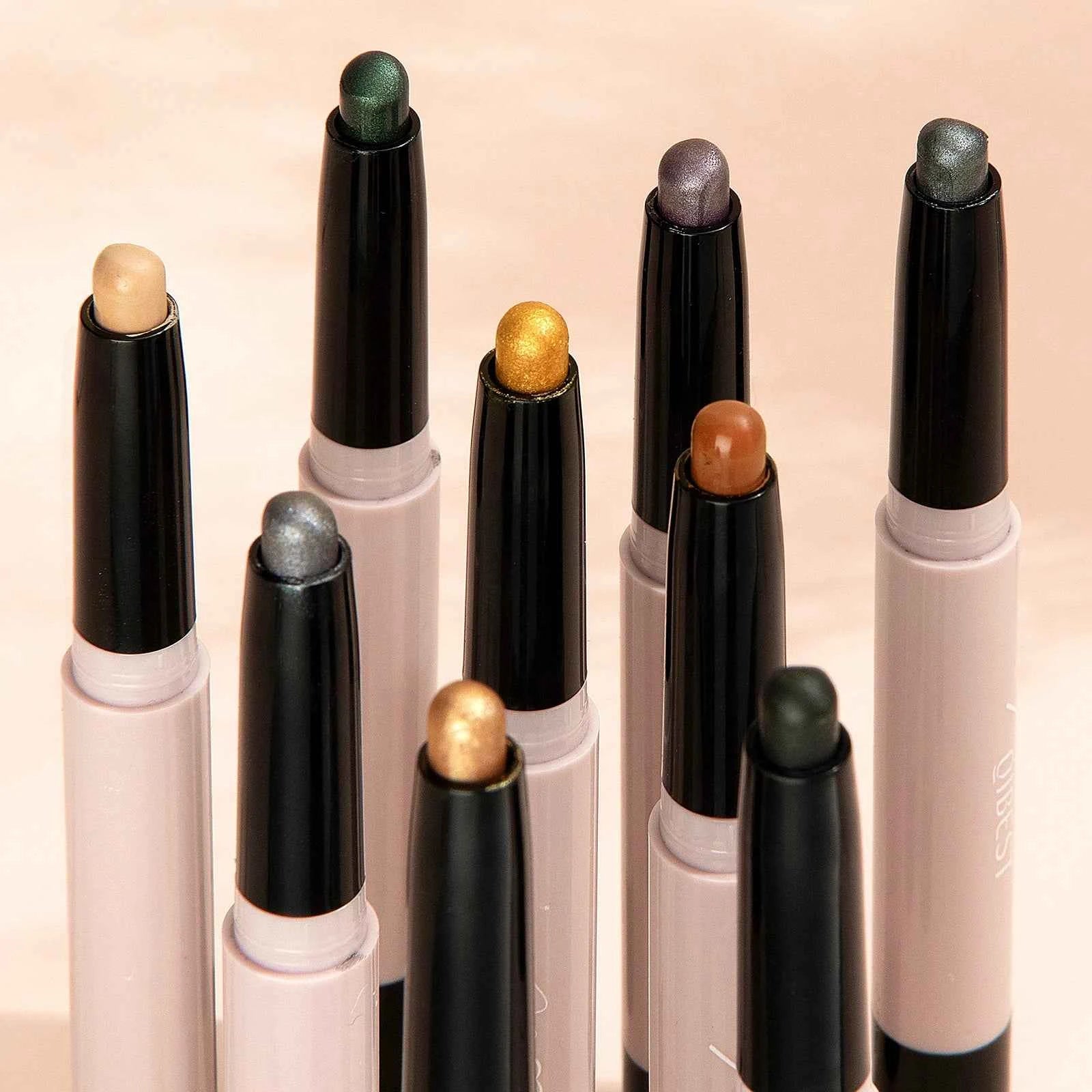 12 Colors Highlighter Eyeshadow Pencil Waterproof Glitter Matte Nude Eye Shadow Makeup Pigment Cosmetics White Eyeliner Pen