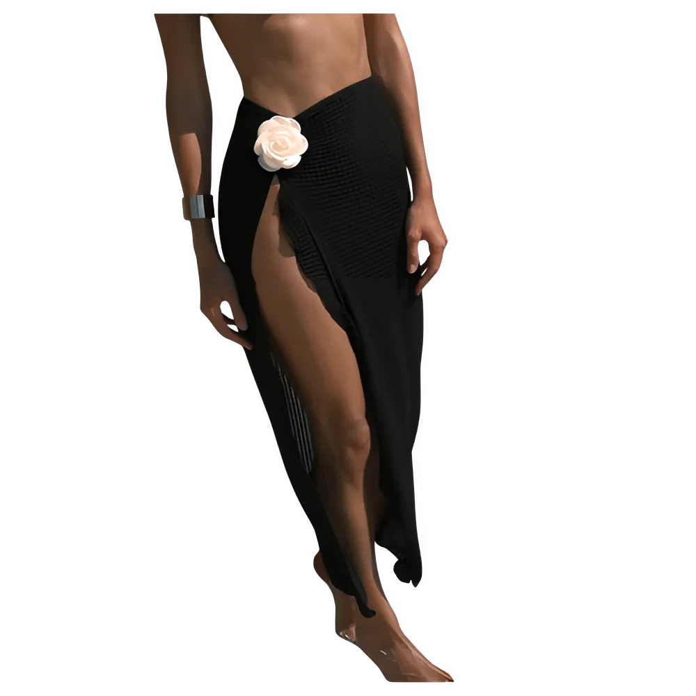 Jupe de Plage Échancrée Femme Verdusa