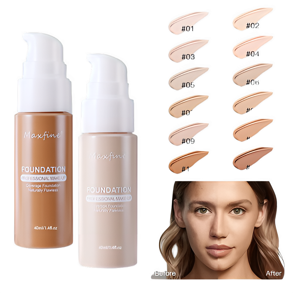 Liquid Foundation Effective Concealer Waterproof Sweat-resistant Makeup Professional Cosmetics