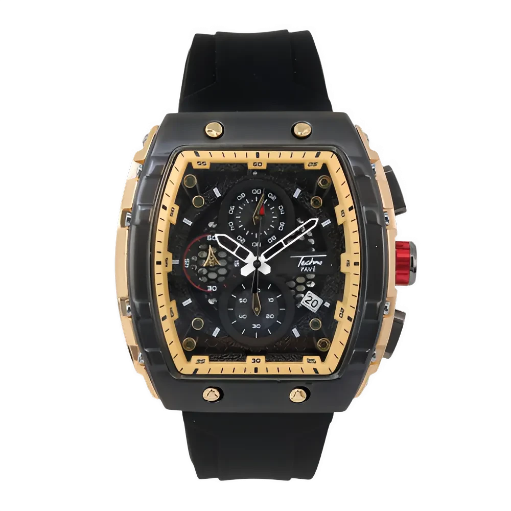 Montre Tonneau 46mm pour Homme - Design Audacieux
