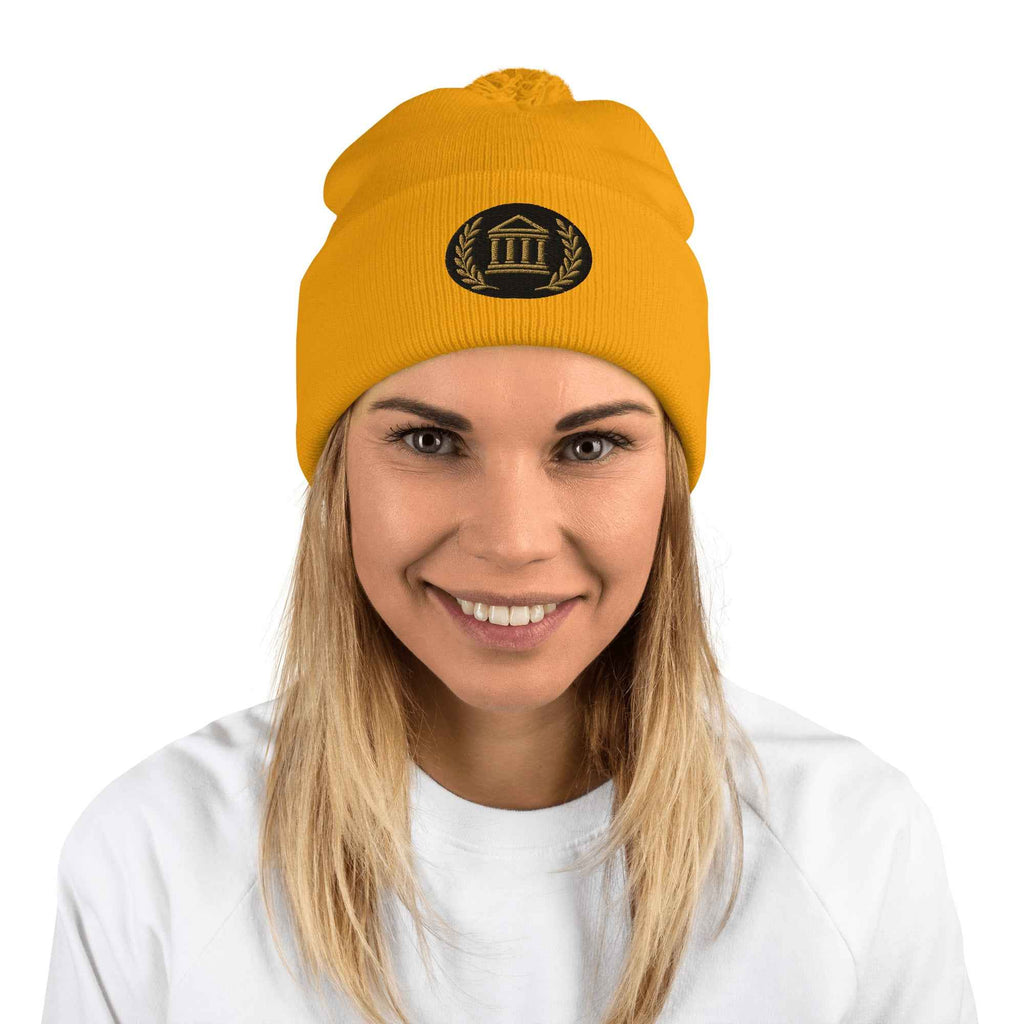 Bonnet à pompon marque Élégance-Empire-Agency.