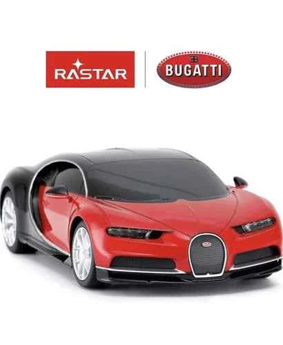 RASTAR Bugatti Toy Car 1/24 Scale Bugatti Chiron RC Model Car Red