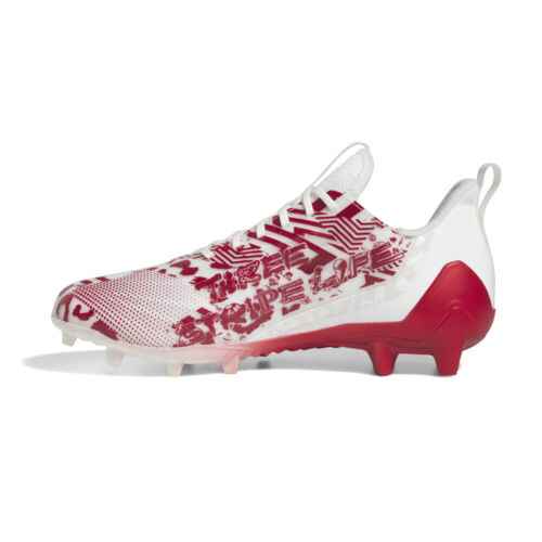 adidas Adizero 12.0 Mismatch Football Cleats Mens Red, White Sneakers Athletic S