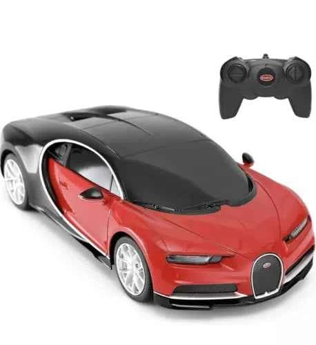 RASTAR Bugatti Toy Car 1/24 Scale Bugatti Chiron RC Model Car Red