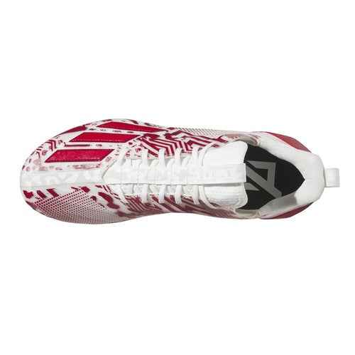 adidas Adizero 12.0 Mismatch Football Cleats Mens Red, White Sneakers Athletic S