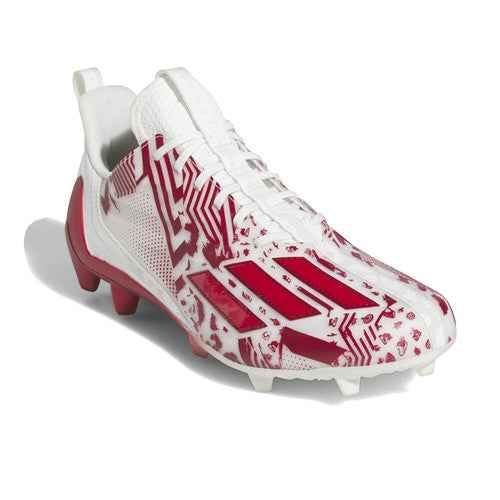 adidas Adizero 12.0 Mismatch Football Cleats Mens Red, White Sneakers Athletic S